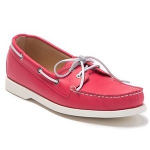 LONGCHAMP Leather Boat Shoe